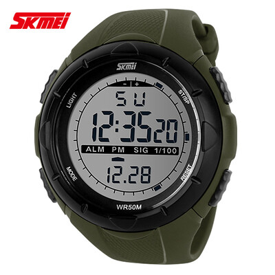 

Mens Military Fashion LCD Digital Waterproof Sports Watch