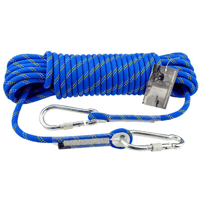 

Golm static rope climbing rope rappelling rope outdoor climbing rope safety rope Spider-man rescue climbing rope CE certification 30 m blue
