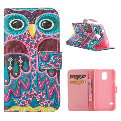 

MOONCASE Case for Samsung Galaxy S5 Flip PU Leather Fold Wallet Card Slot Kickstand Back Case Cover [Pattern series] /a12