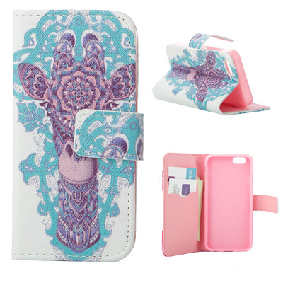 

MOONCASE ЧЕХОЛ ДЛЯ iPhone 5G / 5S Flip PU Leather Fold Wallet Card Slot Kickstand Back [Pattern series] /a04