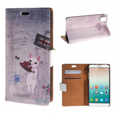 

MOONCASE for Huawei Honor 7i Case Flip Wallet Card Slot Stand Leather Folio Pouch Case Cover /a13