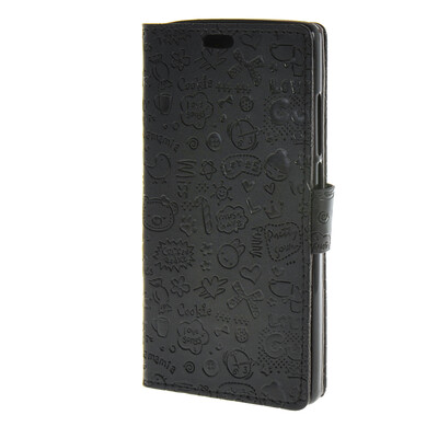 

MOONCASE чехол for 1+ OnePlus Two Флип кожаный бумажник чехол Карточка с Kickstand Дело Чехол черный