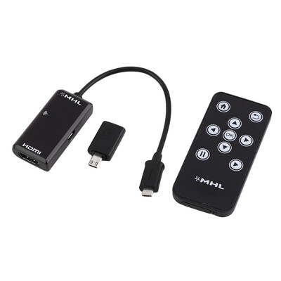 

МХЛ Micro USB для HDMI HDTV адаптер + пульт дистанционного управления для Samsung Galaxy S3 S4 S5