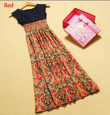 

Womens Sexy Summer Casual Holiday Floral Long Maxi Sundress Beach Dress