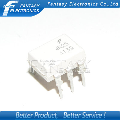 

20PCS 4N25 DIP6 DIP photoelectric coupler new and original free shipping