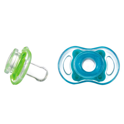 

BornFree simulation pacifier neutral 2 Pack for 6 months&above baby baby silicone pacifier pacifier newborn comfort p