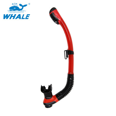 

Whale aquatics Silicone Snorkel Premium Ultra Flexible Free diving Swimming Diving Breathing Tube