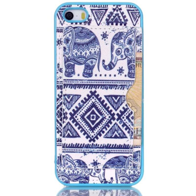 

MITI Wholesale Price Colorful Painting PU Leather Cover For Apple iPhone 5 iPhone 5S Case for Phone5S Card Stand Phone Shell