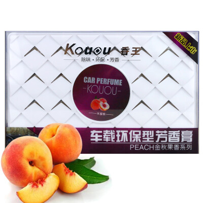 

Kouou car perfume perfume solid car vehicle perfume new car odor scented ornaments peach 260g