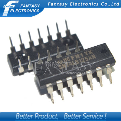 

10PCS SN74LS125AN DIP14 SN74LS125 DIP 74LS125AN 74LS125 new and original IC free shipping