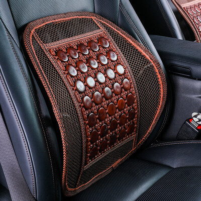 

Antarctic nanjiren car waist by four seasons round piece solid wood breathable lumbar office furniture multi-purpose wood lumbar