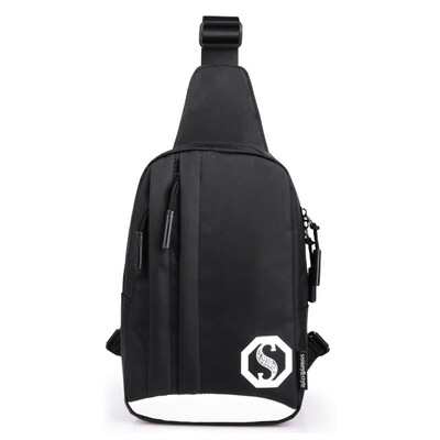 

Autumn&winter mens bags fashion trends personalitystreet Oxford cloth leisure students luminous Shoulder Bag
