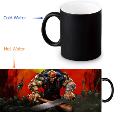 

Five Finger Death Punch 350ml12oz Heat Reveal Mug Color Change Coffee Cup Sensitive Morphing Mugs Magic Mug Milk Tea Cups