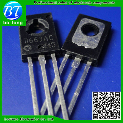 

20pcs free shipping 2SD669AC TO-126 2SB669 D669A D669 Silicon NPN Epitaxial