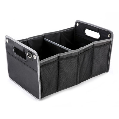 

Canvas Car styling Performance emblem Large Capacity Vehicle Storage Box Black Color Folding Box fit for All Car