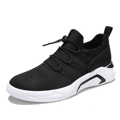 

New Arrival Summer Mens Sneakers FlyKnit Breathable Running Men Shoes Non Slip Sports Male Sneaker Stylish Walking Athletic
