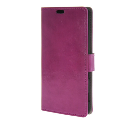 

MOONCASE Classical Multi Colored Leather Wallet Flip Card Slot Bracket Back Case Cover for Sony Xperia C4 Purple01