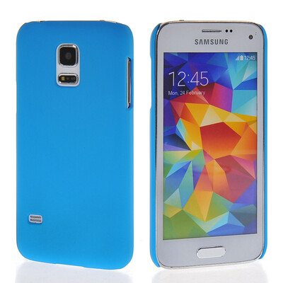 

MOONCASE Hard Rubberized Rubber Coating Devise Back чехол для Samsung Galaxy S5 Mini Blue