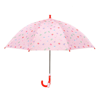 

Obolts childrens umbrella female 2-7 years old cute cartoon long handle umbrella primary school child baby umbrella