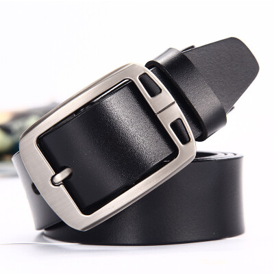 

Luxury Vintage Mens Belt Leather Belt pin Buckle Cow Genuine Leather Belts For men 2019Casual Male Strap ceinture homme