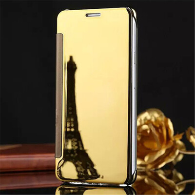 

Samsung Galaxy Note 8C8 Luxury Mirror View Mirror PU Cover Flip Smart Clear Window Phone Case