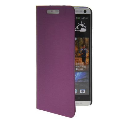 

MOONCASE Slim Leather Flip Wallet Card Pouch with Kickstand Shell Back ЧЕХОЛ ДЛЯ HTC One Max T6 Purple