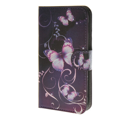 

MOONCASE Butterfly style Leather Wallet Flip Card Slot Stand Pouch Case Cover for Samsung Galaxy Xcover 3 SM-G388F A13