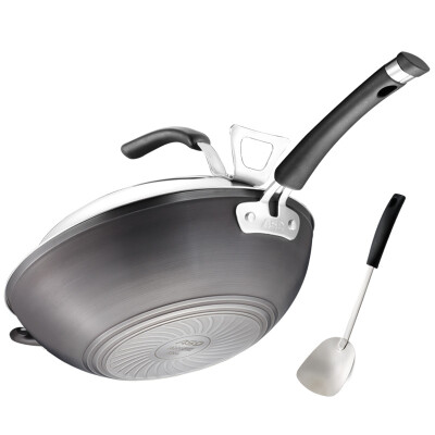 

[Jingdong supermarket] Ai Shida 32CM rust can not be a new generation of wok WG8332ELX Induction Cooker wok no smoke cast iron pan to send shovel