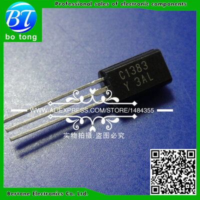 

Free shipping 2SC1383 C1383 1383 NPN Transistor TO-92L Triode Low Power Transistor 50pcs/bag