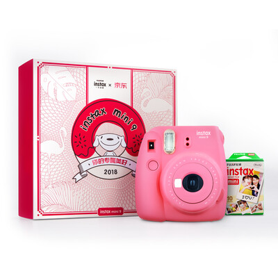 

[JD.com JOY NAME] Fuji (FUJIFILM) INSTAX Imaging MINI9 (фламинго-пудра) JOY Limited Подарочная коробка (включены 10 фотобумаг)
