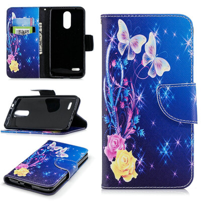 

BEFOSPEY Painting PU LeatherSoft TPU Card Slot Stand Wallet Case For LG K8201850"