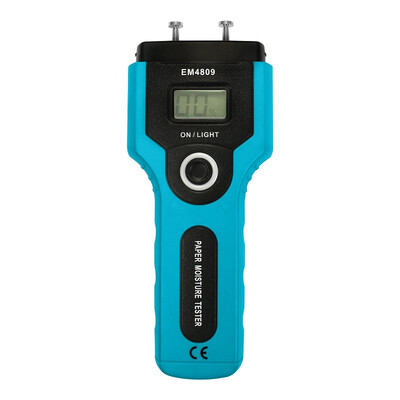 

Portable Digital Paper Moisture Content Meter Hygrometer Simple Type Thermometer