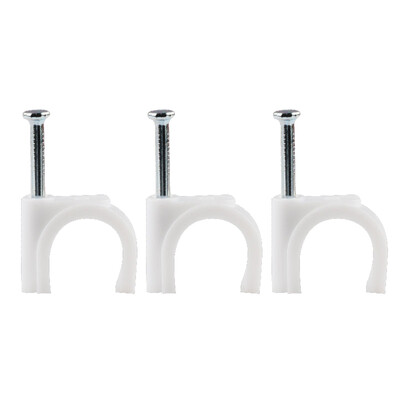 

Fuxing FX001 4mm round steel nail line card telephone line fiber line crimp line card fixed line card 500 Pack
