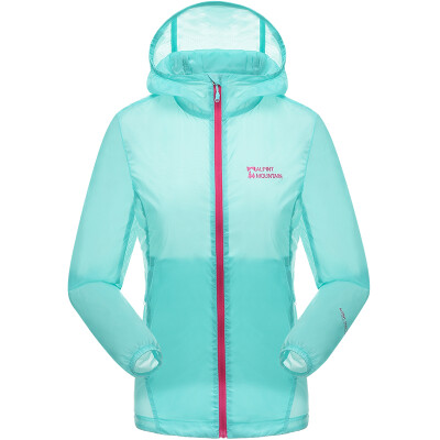 

El Monte ALPINT MOUNTAIN skin clothing couple models men and women light breathable shade skin windbreaker walking water splashing water 640-102 pink blue S