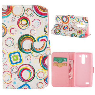 

MOONCASE ЧЕХОЛ ДЛЯ LG G3 Mini Flip Leather Wallet Card Slot Foldable Stand Feature [Pattern series] /a13