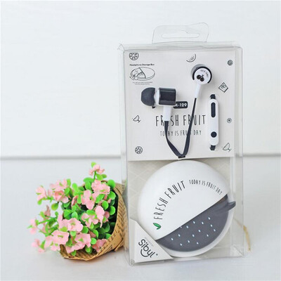 

Cute Fruit Candy Colorful Earphones 35mm in-ear Earbuds with Microphone for iPhone Samsung Xiaomi Girls Kid Child Student Gifts