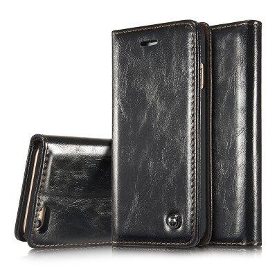 

Iphone 5 5S SE 6 6S Luxury Leather Vintage Multi-function Wallet Card Clip Protection Cover Stand Phone case