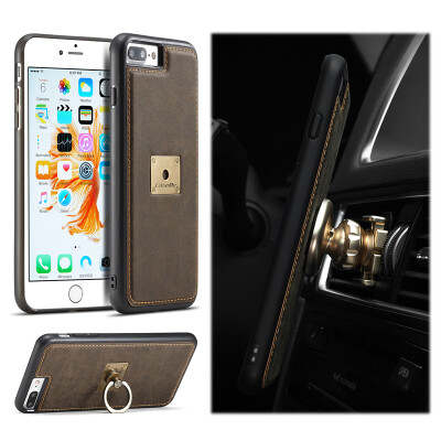 

Samsung Galaxy S7S7 EdgeNote 8 Luxury Leather Commerce Multi-function Vehicular ring Protection Cover Phone case