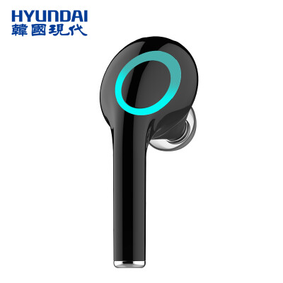 

Hyundai HYUNDAI i17 Bluetooth Headset Wireless In-ear Subwoofer Bluetooth 41 Business EarphonesHeadphones Earless Edition Dark Black