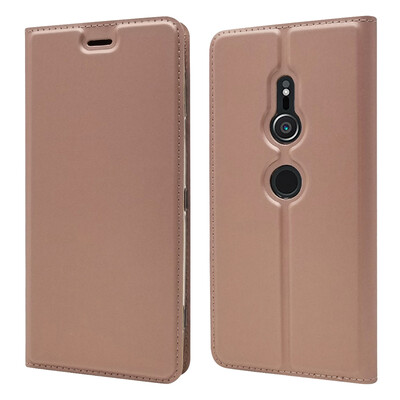 

Роскошный чехол для кошелька для Sony Xperia XZ2 Высококачественная искусственная кожа с флип-крышкой Kickstand Anti-shock Full Protection