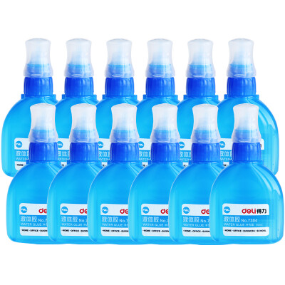 

Deli 7304 transparent liquid glue / glue 50ml / bottle 12 bottles / box 50ml / bottle 12 bottles / box