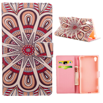 

MOONCASE Case for Sony Xperia Z2 Flip PU Leather Fold Wallet Card Slot Kickstand Back Case Cover [Pattern series] /a02