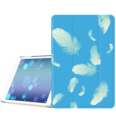 

BIAZE Apple iPad Pro 12,9-дюймовый корпус / корпус с подсветкой и умный спящий трехслойный кожаный иллюстратор серии PB17 - снят с перьев