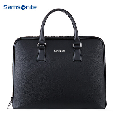 

Samsonite COINAGE Mens Handbag Simple Fashion Briefcase Large Capacity Computer Bag TK309002 Black