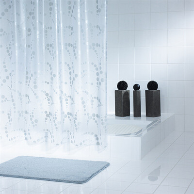 

Jingdong Supermarket] Germany Reid RIDDER Matte Dots Series EVA Waterproof Moisturizing Curtain 180x200cm 32377