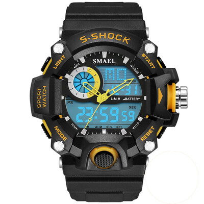 

SMAEL Watches Men Military Mens Watch Reloj Electronic Led Sport Wristwatch Digital Male Clock  Shock Sport Watch Men