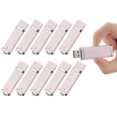 

Fillinlight 10PCS Pack Light Pink Rectangle Lighter Shape USB Flash Drive USB 20 Pen Drive Flash Drive
