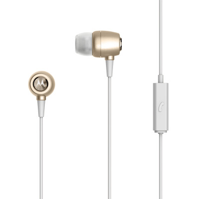 

Motorola Earbuds Metal Metal Earbuds Dustproof Waterproof&Sweat Excellent Soundproof Silver