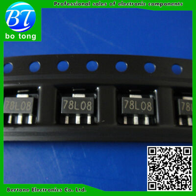 

50PCS Free Shipping SMD 78L08 78L08 8V SOT-89