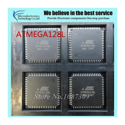 

10PCS free shipping ATMEGA128 ATMEGA128L ATMEGA128L-8AU TQFP-64 8-bit Microcontrollers - MCU 128kB Flash 4kB EEPROM 53 IO Pins